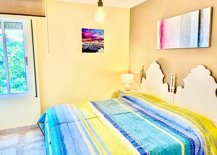 Apartamento con aire acondicionado+jardín y piscina
